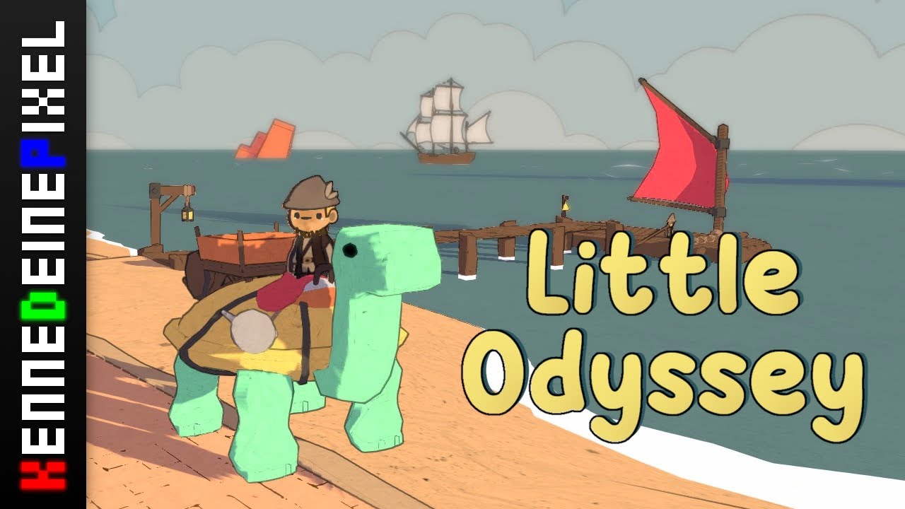 Entschleunigtes Liefer-Abenteuer auf einer sandigen Insel ■ LITTLE ODYSSEY deutsch