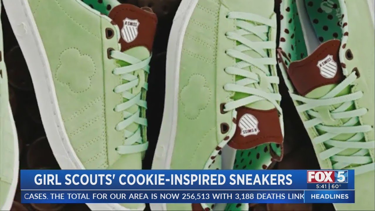 Girl Scout Cookie-Inspired Sneakers Unveiled