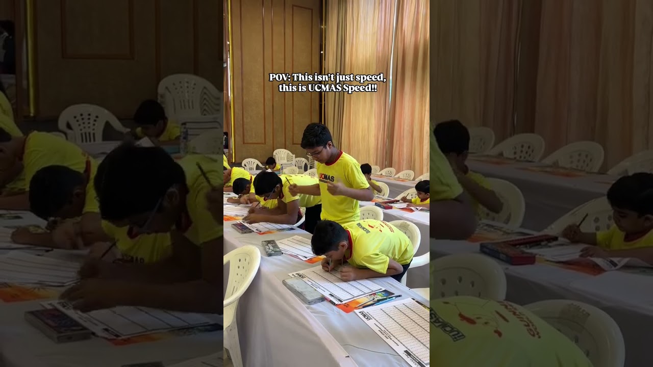 Speed  Skill  Strategy Welcome to the UCMAS Gujarat State Level Competition 2025 🧠⚡Where minds move