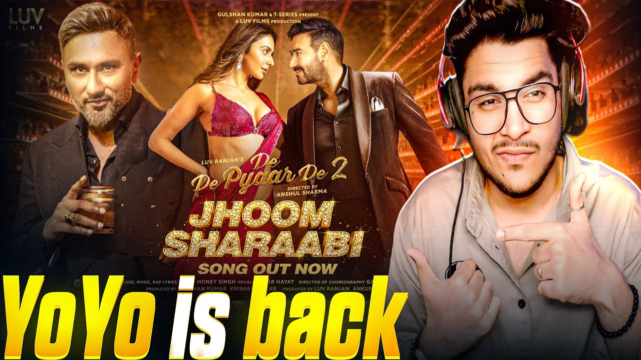 Reaction on Jhoom Sharaabi (Song) BY YO YO HONEY SINGH – De De Pyaar De 2 Ajay Devgan | VampFyre |
