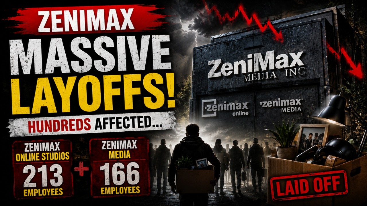 Масштабные сокращения в ZeniMax Online Studios (213 сотрудников) и ZeniMax Media (166 сотрудников)