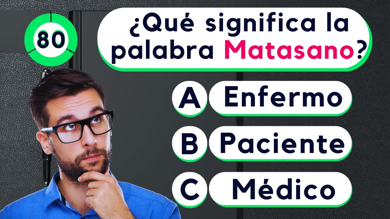 Examen de Vocabulario ✅ ¿Respondiste las 80 preguntas?