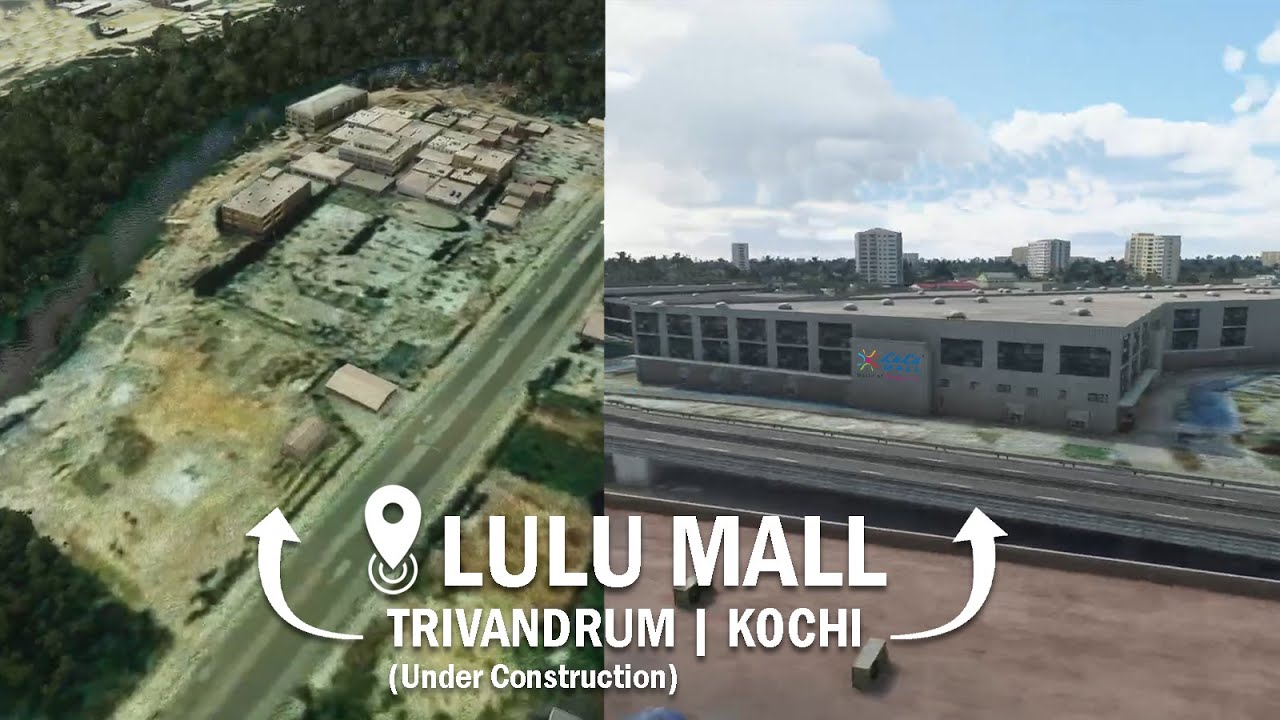 Lulu Mall Trivandrum (U/C) & Lulu Mall Kochi | Microsoft Flight Simulator | Autopilot Mode