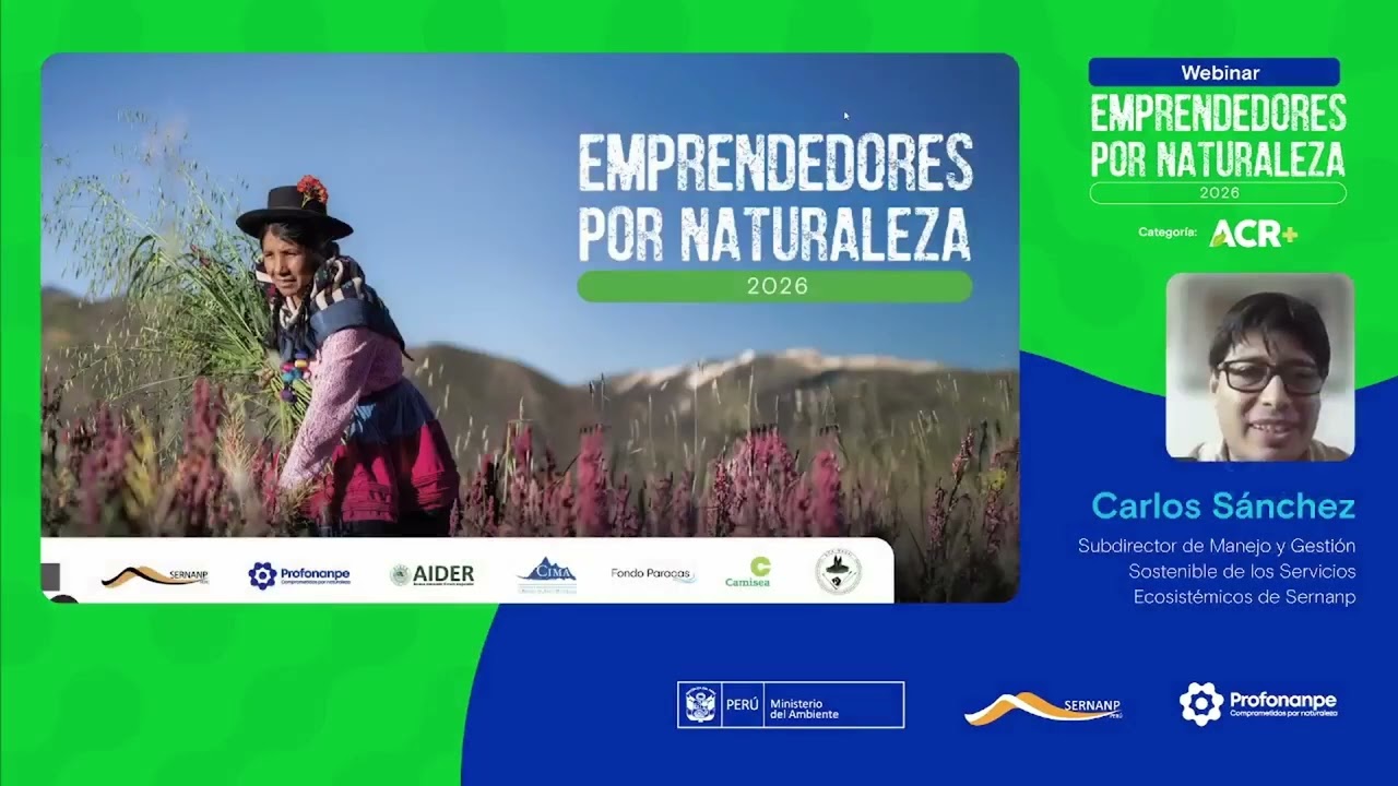 Webinar: Categoría ACR+ del concurso Emprendedores por Naturaleza