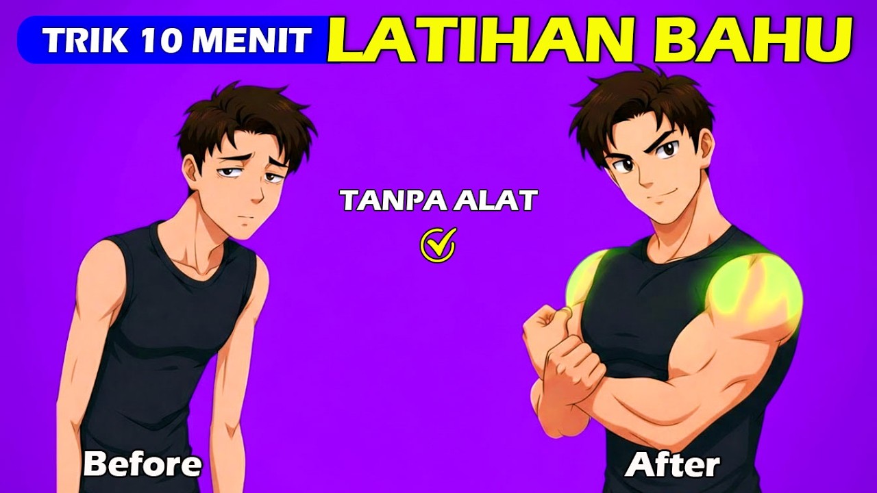 Cara Bikin Bahu Lebar & Bulat (Tanpa Alat) - Modal 0 Rupiah