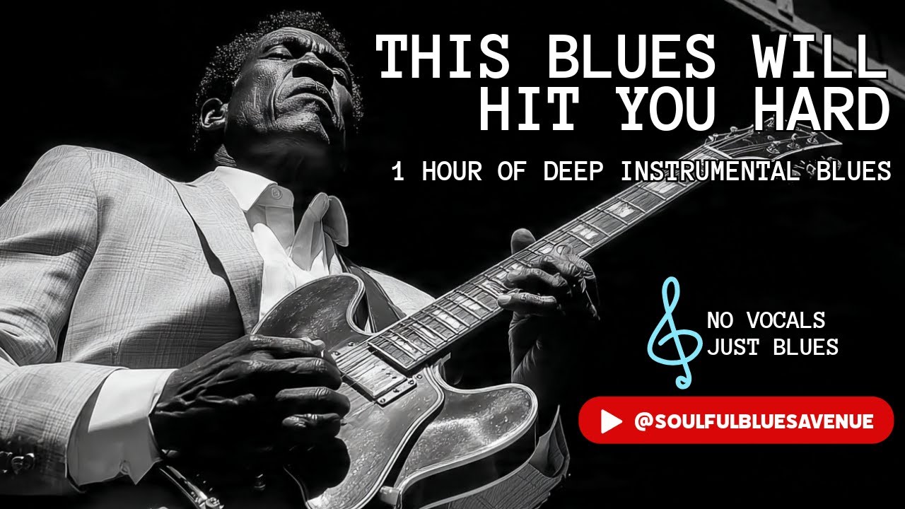 🔥 This Blues Will Hit You Hard 🎸 1 Hour of Deep Instrumental Guitar Emotion