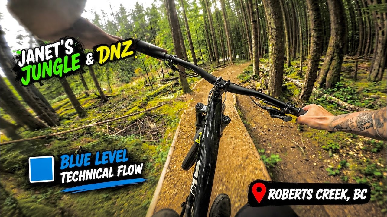 Janet&rsquo;s jungle + DNZ | Blue trails | Roberts Creek, BC