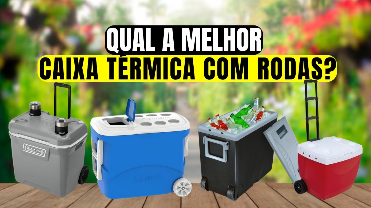 As 5 Melhores Caixas Térmicas com Rodas de 2026 — Mantêm Tudo Gelado por Muito Mais Tempo!