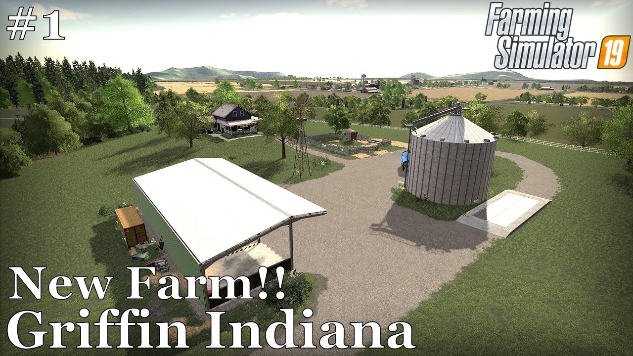 Griffin Indiana #1-Map Tour and New Farm-Early Spring Year 1 Let's Play