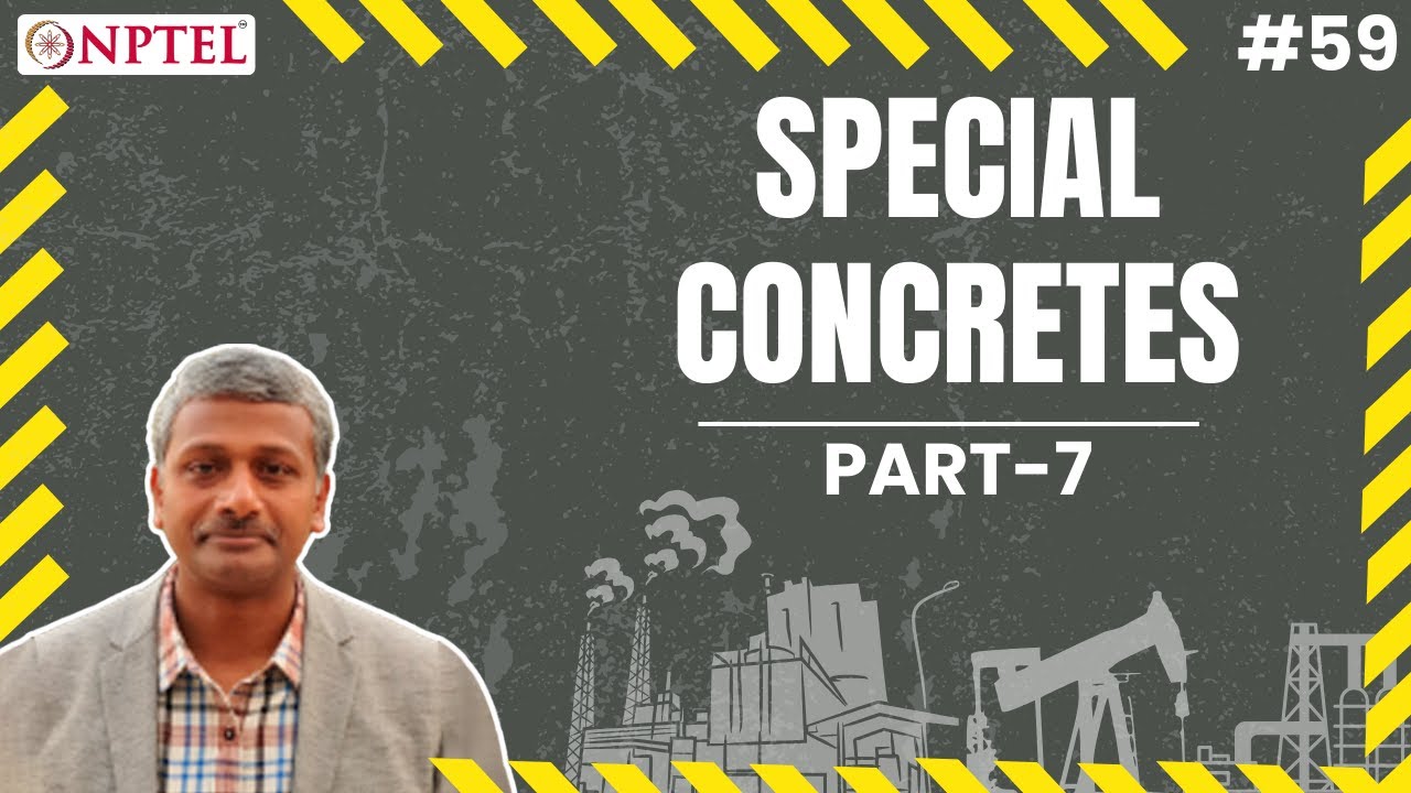 #59 Special Concretes | Self Compacting Concrete | Introduction Design & Shrinkage