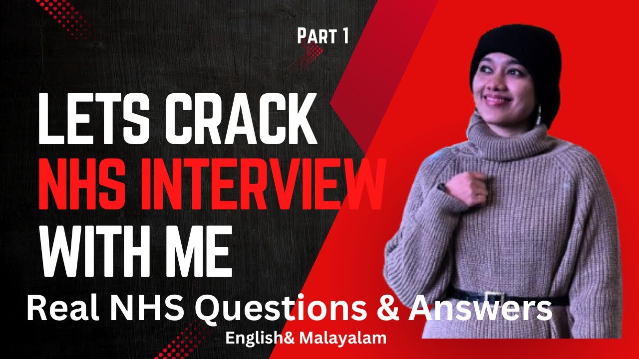 No more Bad News|Smash ur NHS Interview Questions Any Band|Assessments/NHS Common Questions & Answer