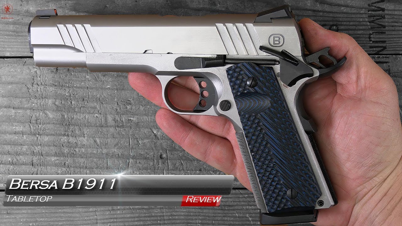 Обзор настольной модели Bersa B1911 и полевые испытания