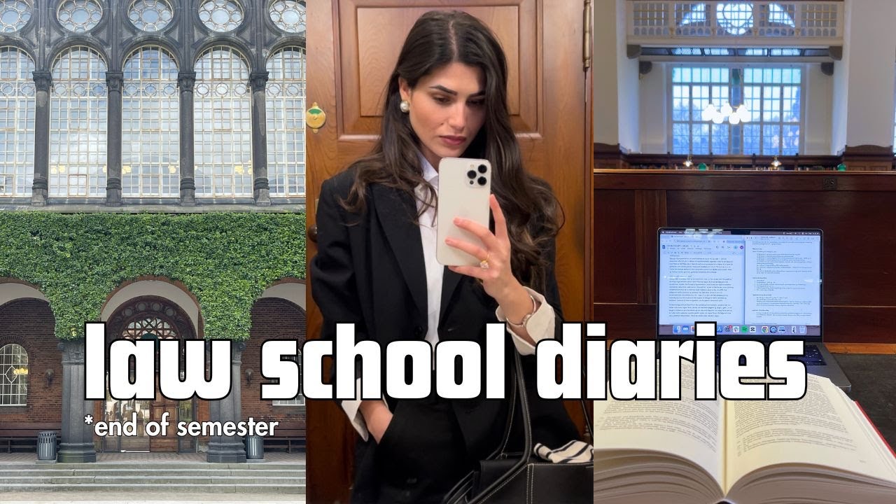 final week of law school 📔  6am morning routine, productive days, studying, lectures etc.