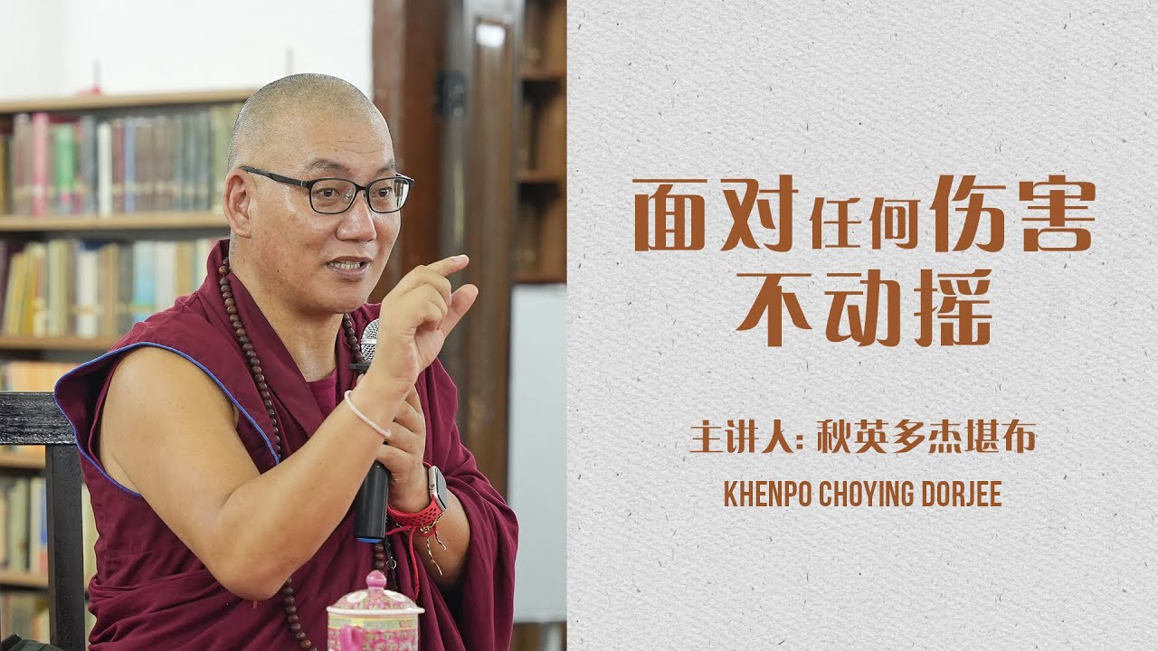 《面对任何伤害不动摇》主讲人: 秋英多杰堪布 （英文佛法开示-现场中文翻译）