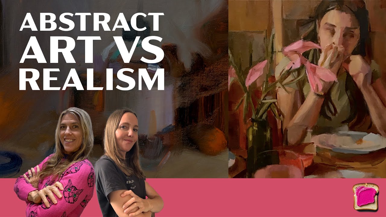 Abstract Painting Meets Realism: How to paint on the edge of both styles
