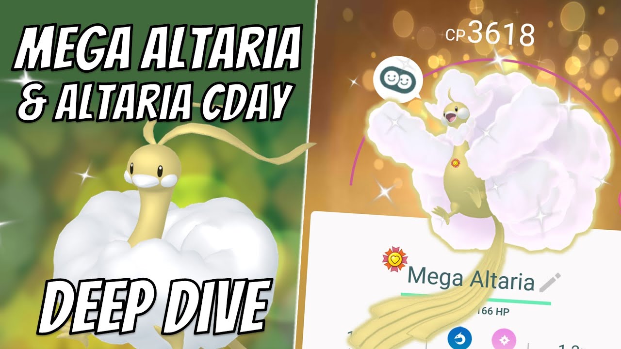 Mega Altaria & Altaria Deep Dive in Pokemon Go! Including Community Day Exclusive Move!