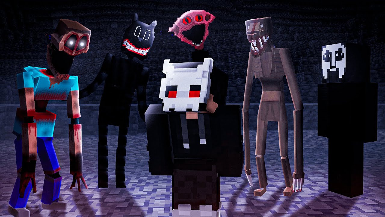 JOGUEI MODS DE TERROR NO MINECRAFT