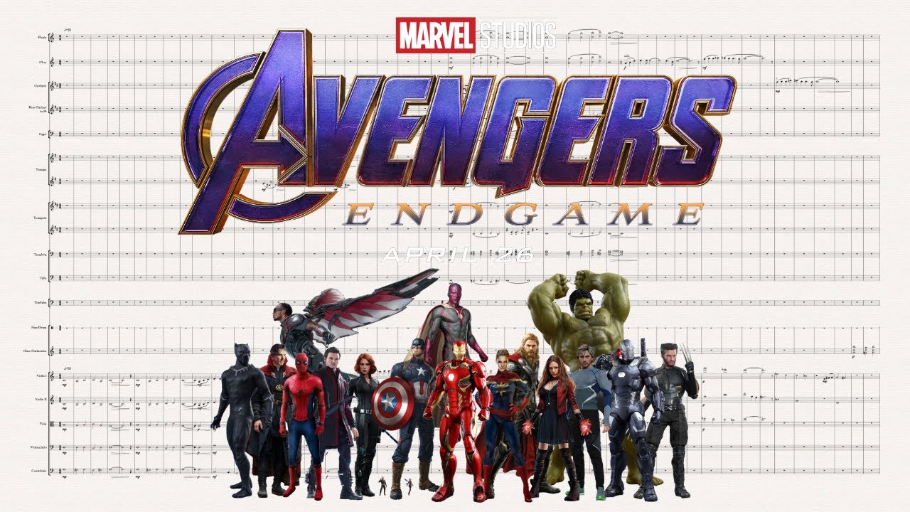 The Real Hero - The Advangers End Game - Alan Silvestri (Full Score)