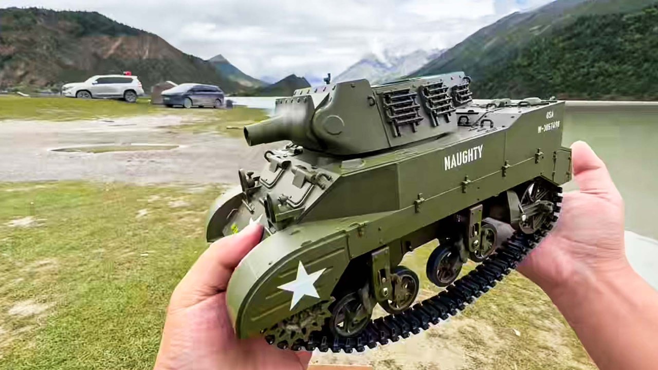 M8 Scott 1/16 RC Howitzer – The Most Realistic US WW2 Motorized Tank in Action!