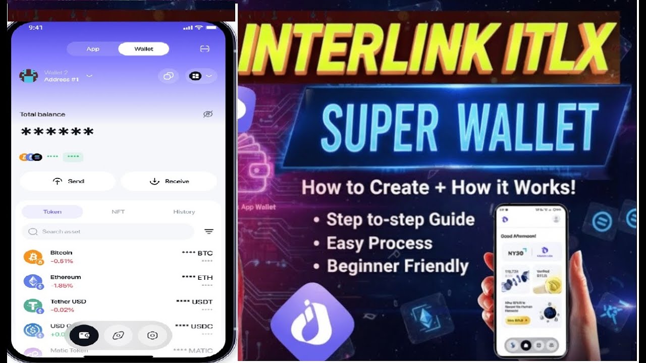 How to Create Interlink Wallet | ITLG Wallet Account Setup | Interlink Wallet Create & Verification