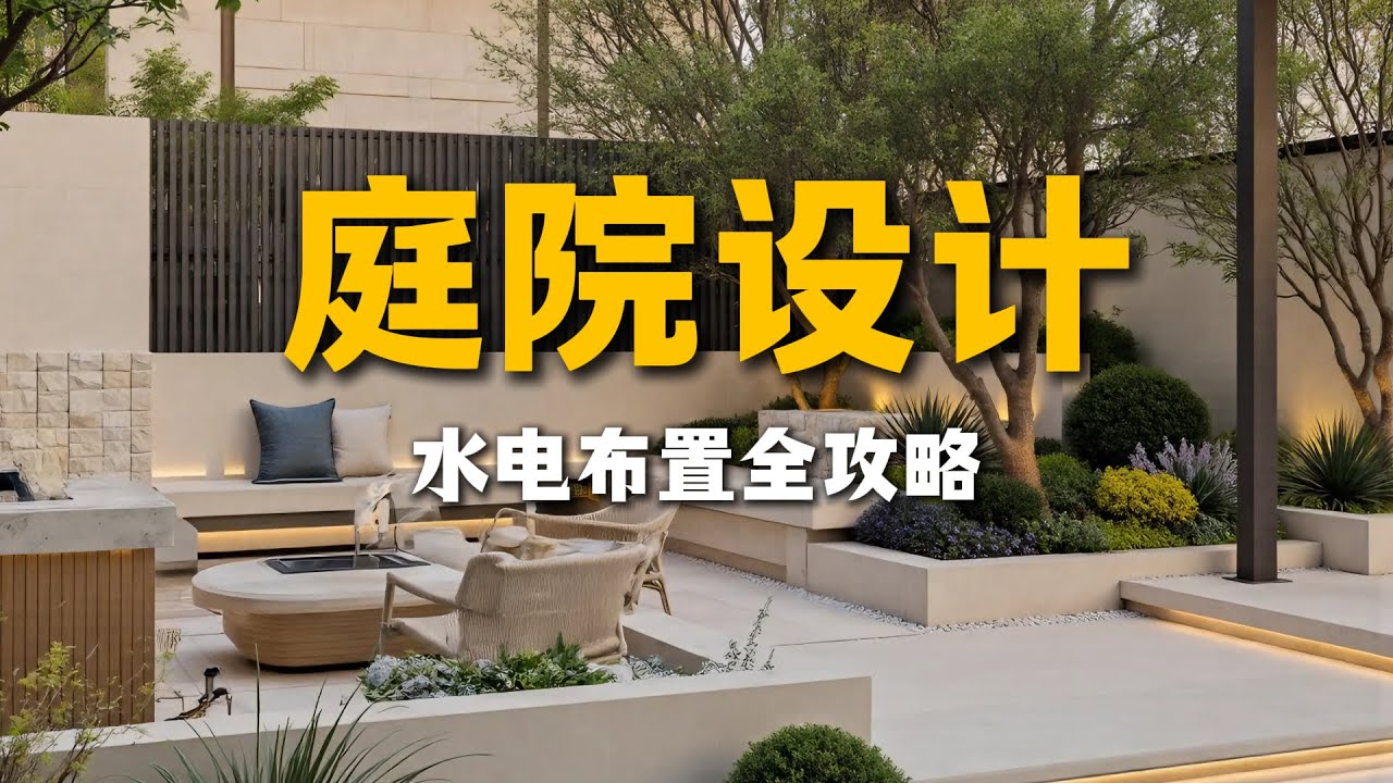 庭院水电避坑指南：看不见的细节，决定院子好不好用