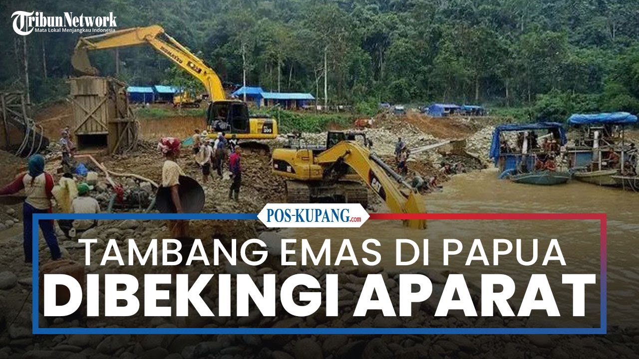 Tambang Emas Ilegal di Papua Barat Diduga Dibekingi Aparat