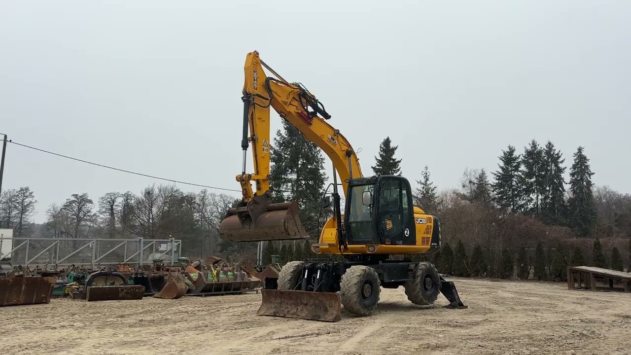 JCB JS 145 WT4 KOPARKA KOŁOWA 2016R. KM MASZYNY BUDOWLANE WWW.KMRENT.PL 56-300 MILICZ
