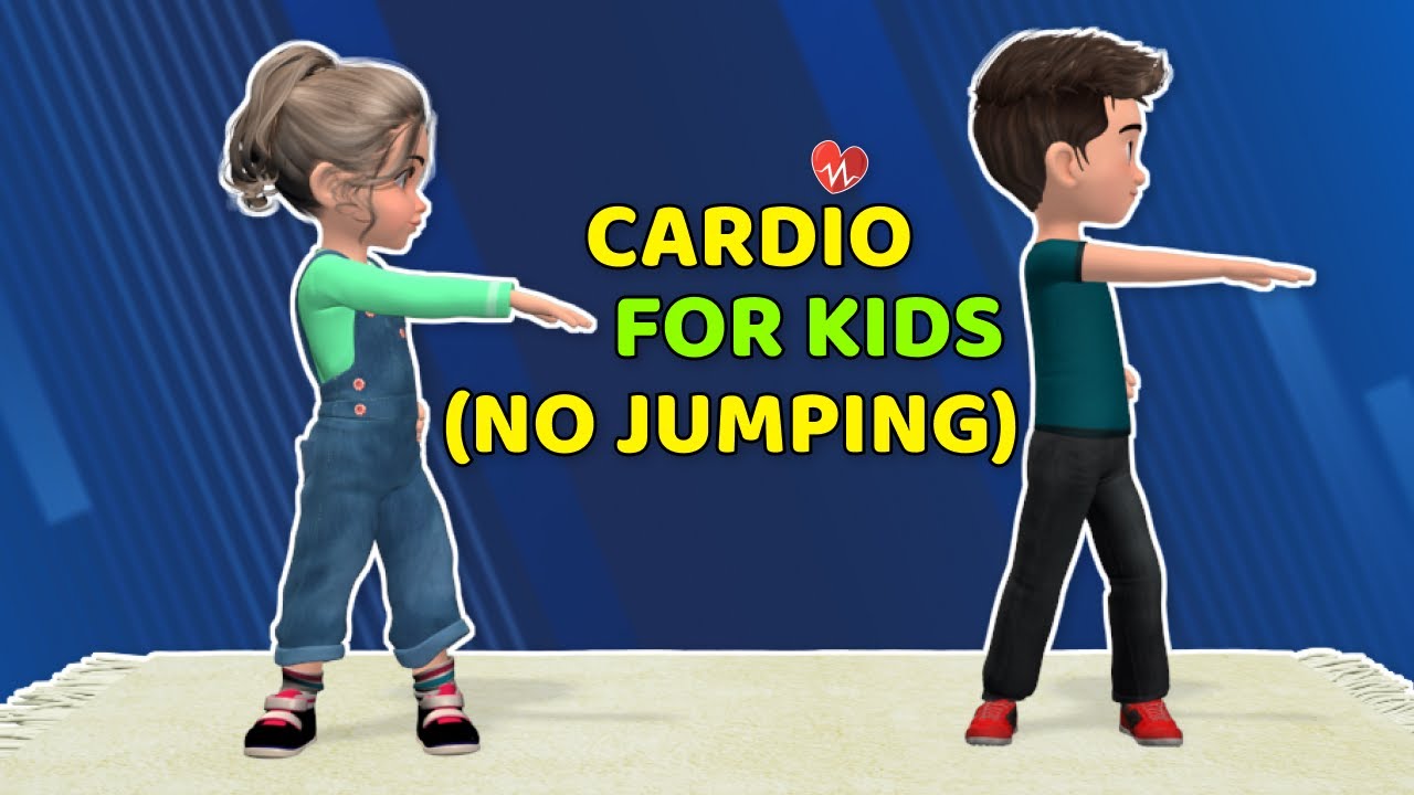 15-MIN APARTMENT FRIENDLY FUN CARDIO FOR KIDS
