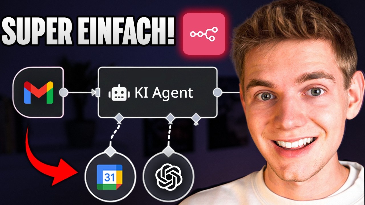 Baue deinen ersten KI-AGENTEN in n8n in 22 min! (für Anfänger, 2026)