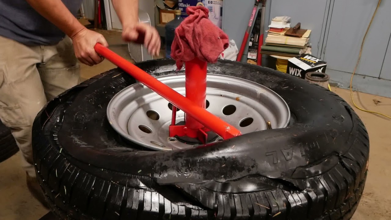 Как пользоваться ручным шиномонтажным станком Harbor Freight — это проще, чем я думал