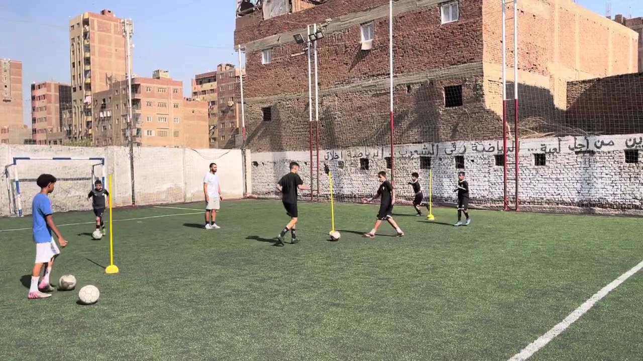 تمرين باص /استلام بدوران /ون تو