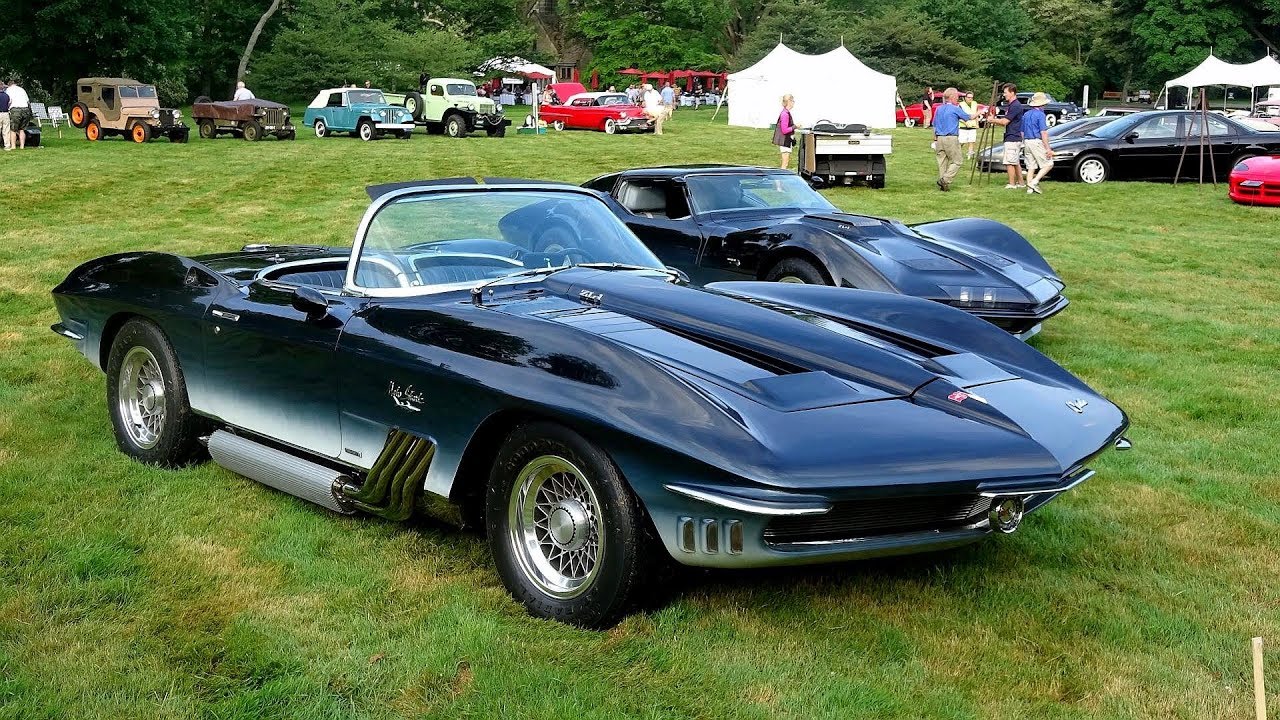 Corvette Mako Shark driving | Listen to the horn!