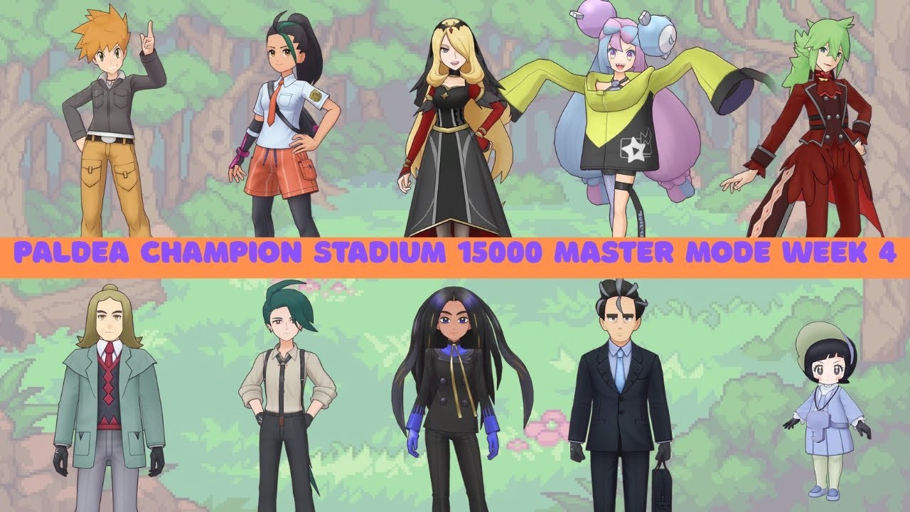 Paldea Challenge: Paldea Champion Stadium 15000 Master Mode Week 4 (February 2026)