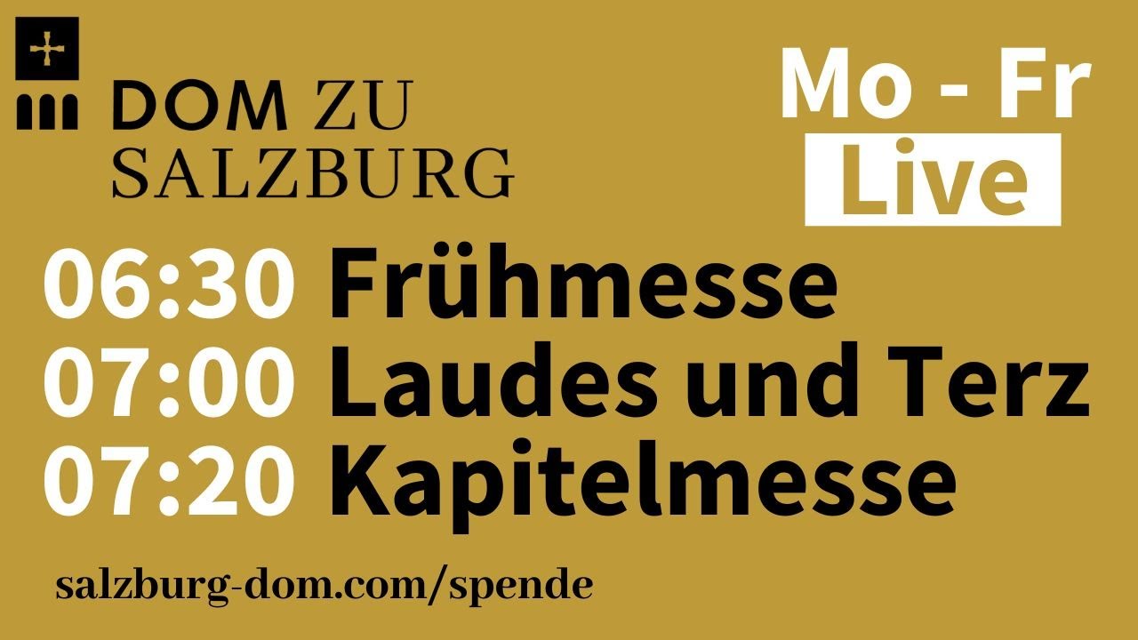 07.11.2025 | Gottesdienste aus dem Salzburger Dom