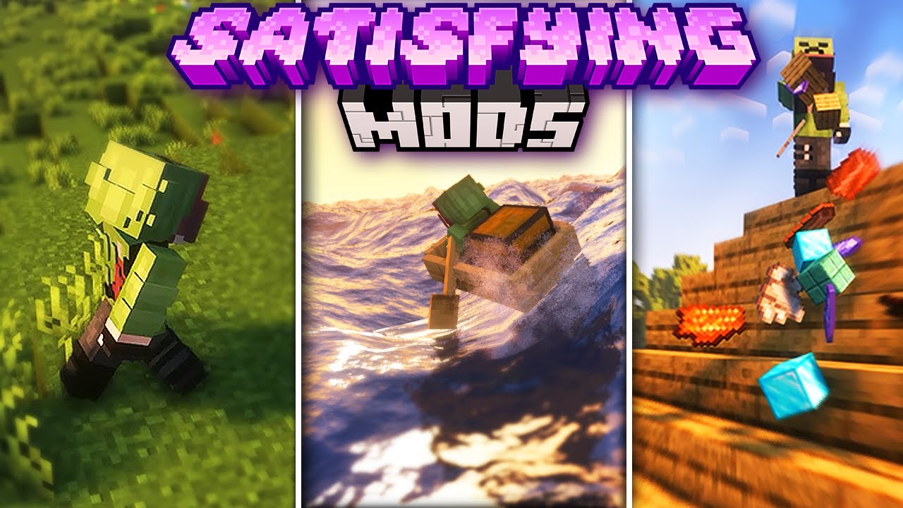TOP 20 Satisfying Minecraft Mods (1.20.2 And Below) [Forge & Fabric] - 2023