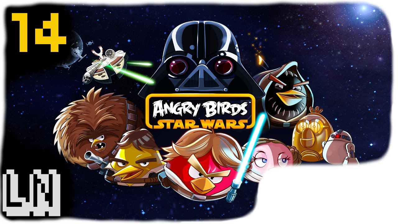 Let's Play Angry Birds Star Wars 14 - Old School Nerf Herdin'