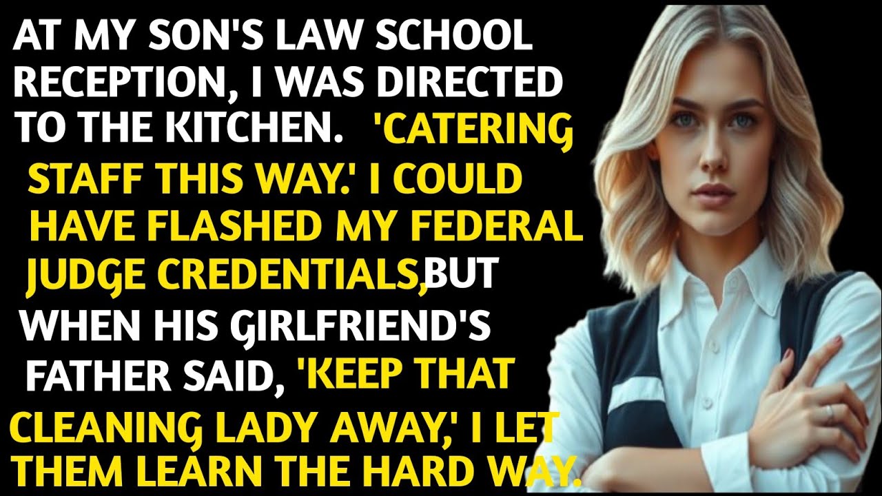 At My Son's Law School Event, They Mistook Me For Staff – Until They Heard My Name Called