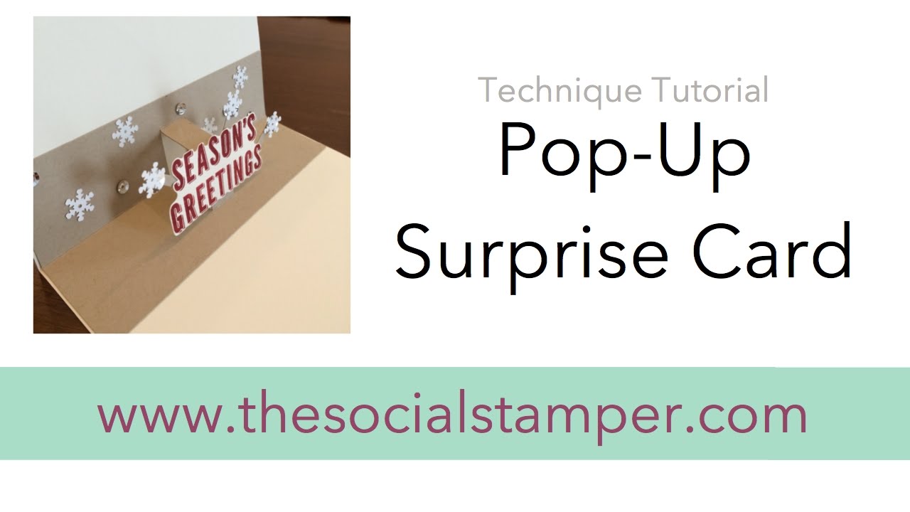 Pop Up Card Tutorial