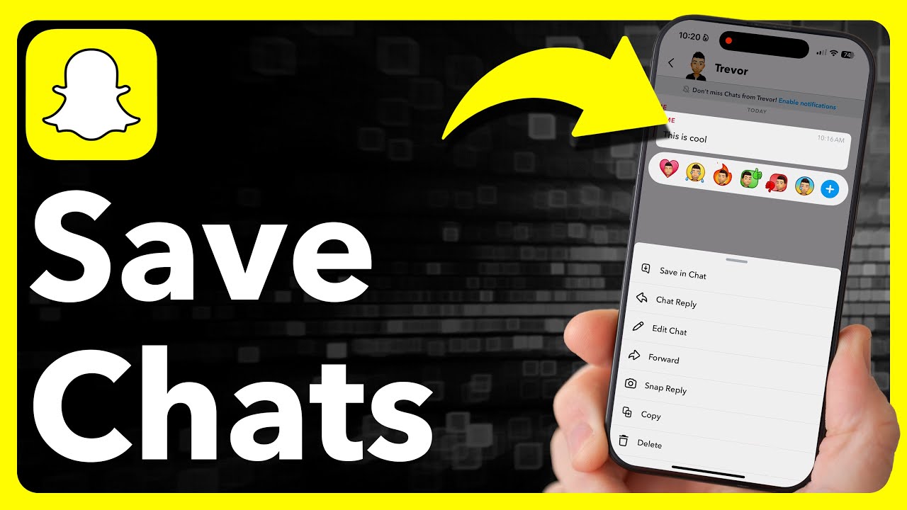How To Save Chats On Snapchat