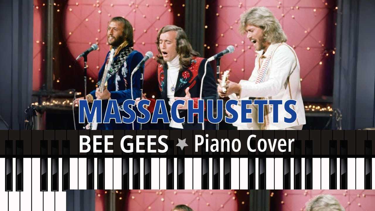 MASSACHUSETTS (1967) Bee Gees / Tutorial piano cover + sheet music