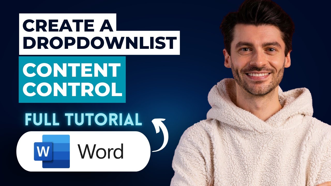 How to Create a Dropdown List Content Control in Word [2026 Guide]