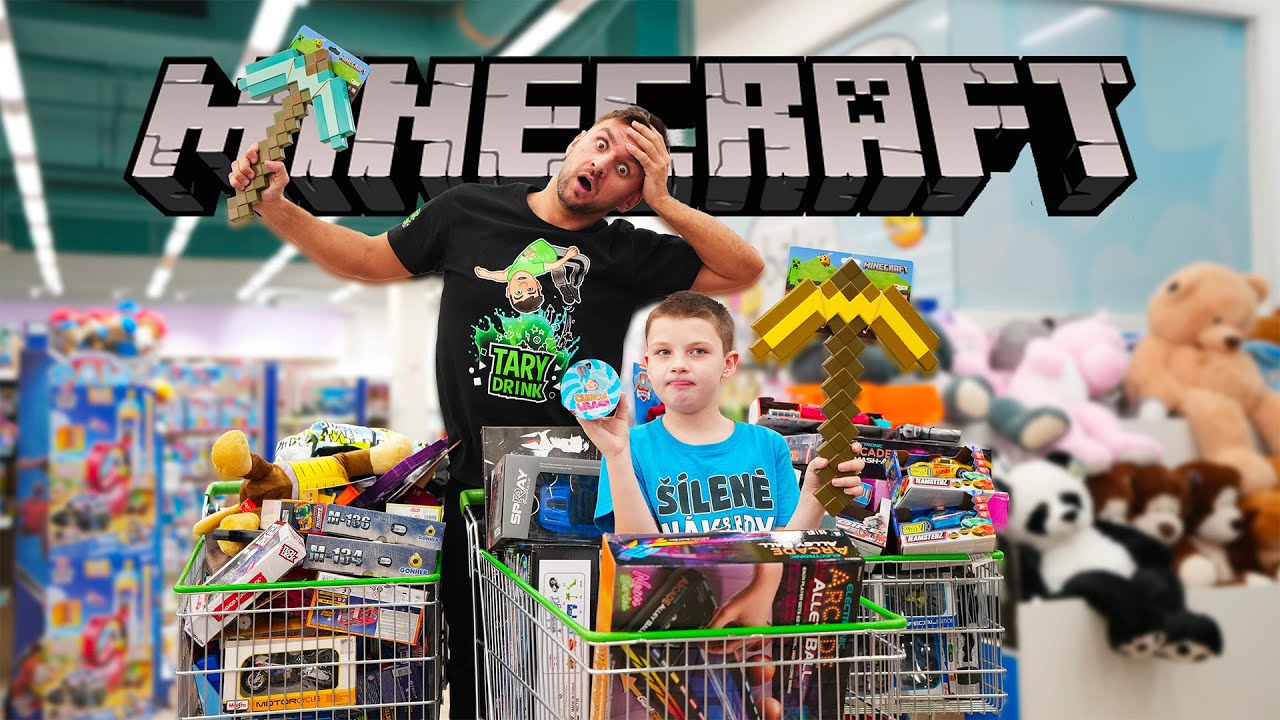 Šílené nákupy Minecraftu za 50 000 Kč! | Vítěz s Taryho cukrovou vatou!
