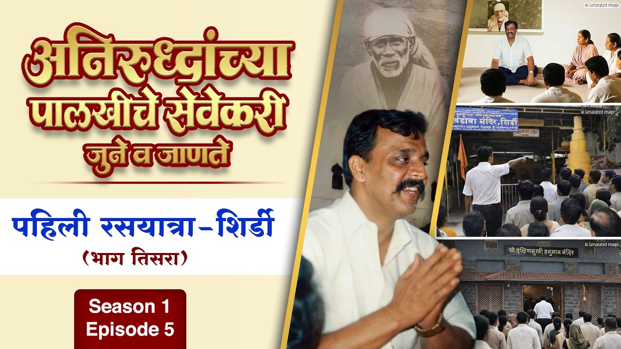 पहिली रसयात्रा-शिर्डी (भाग तिसरा)। अनिरुद्धांच्या पालखीचे सेवेकरी - जुने व जाणते। Season 1 Episode 5