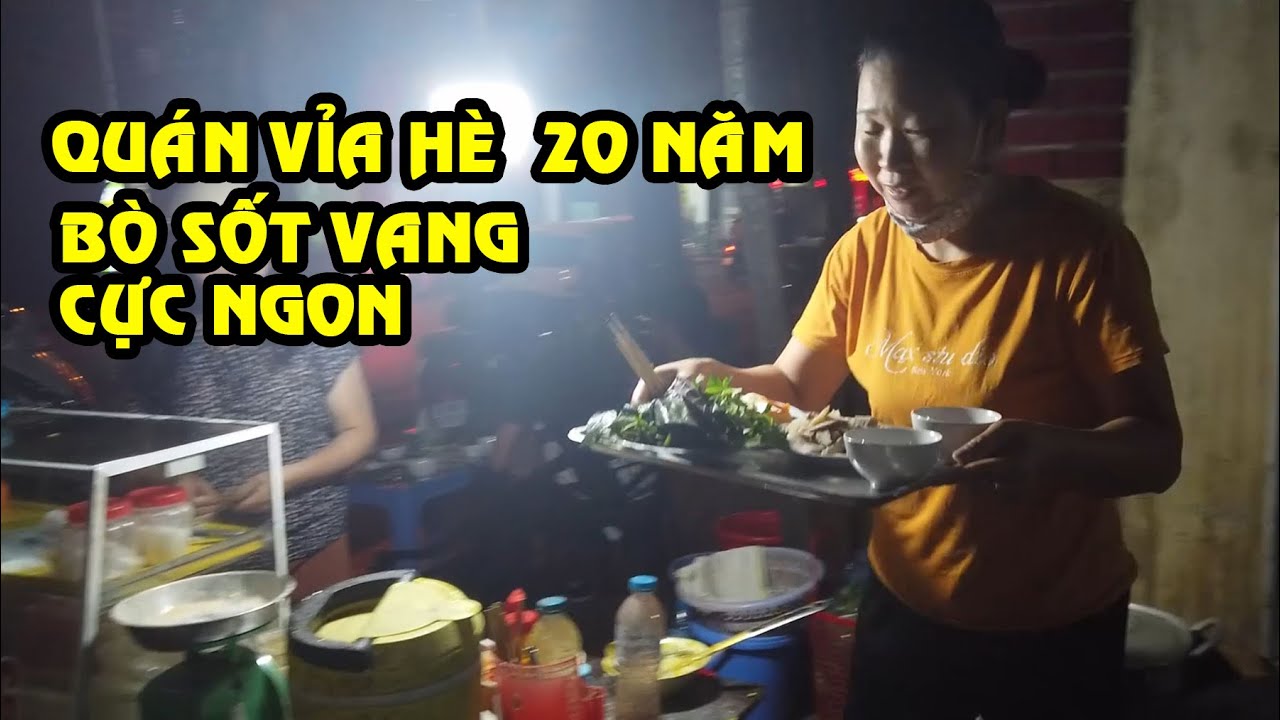 Qu&aacute;n B&ograve; Sốt Vang Vỉa H&egrave; 20 Năm Số 65 Nguyễn B&igrave;nh | Check in Hải Ph&ograve;ng - #checkinhp