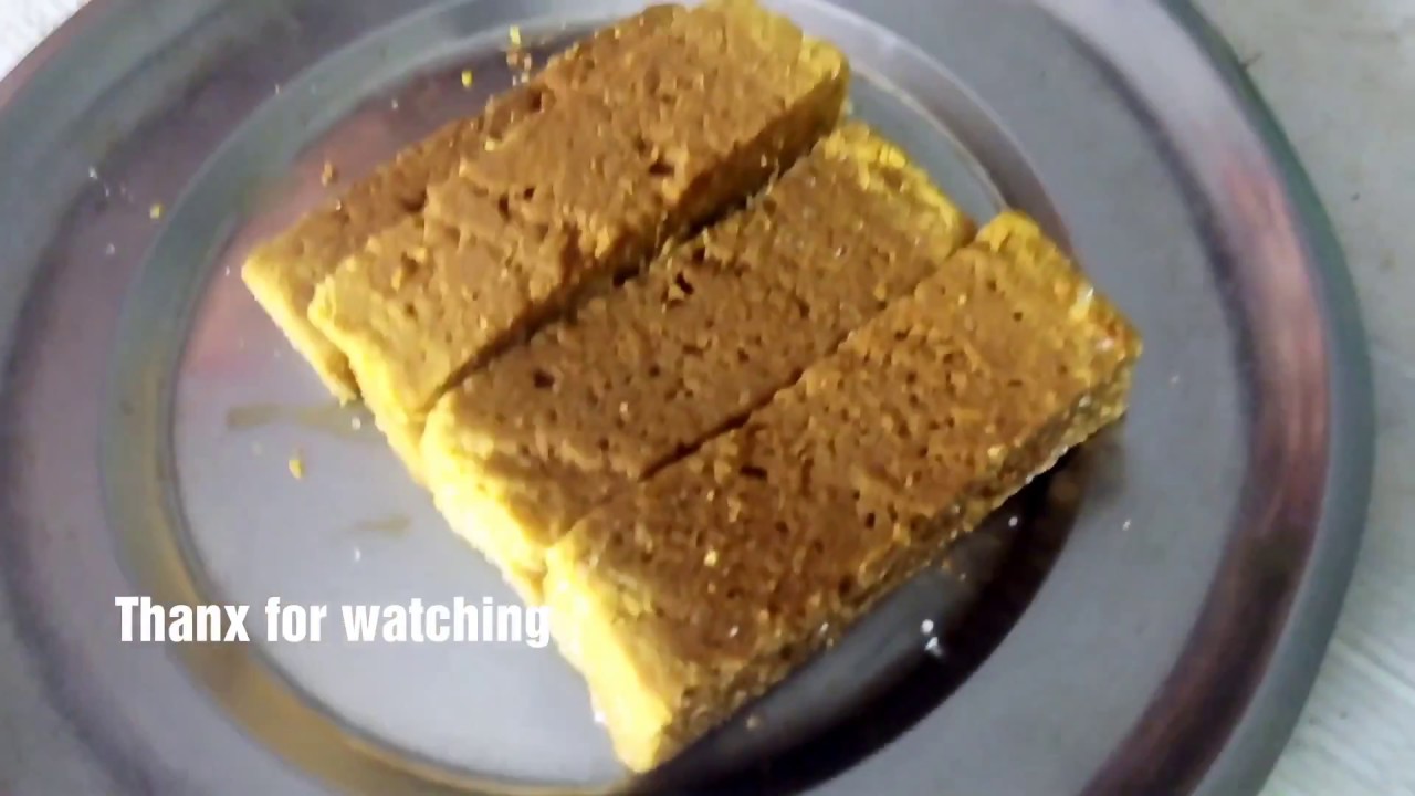 Very Quick Mysore Pak Recipe ( Within 15 min) - Indian Traditional Sweets-