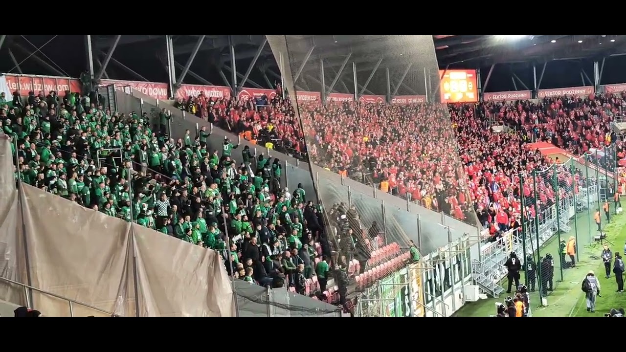 Widzew Radomiak 3:2. Interwencja ochrony.