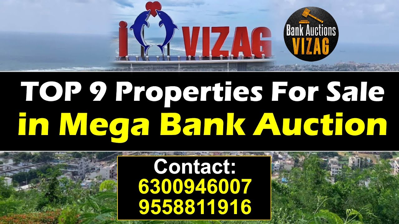 Don't Miss | Vizag Top 9 Properties For Sale | Bank Auctions Vizag