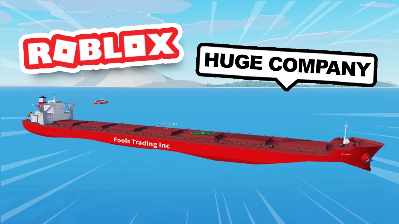 САМОЕ БОЛЬШОЕ судно для перевозки руды в Roblox Shipping Lines