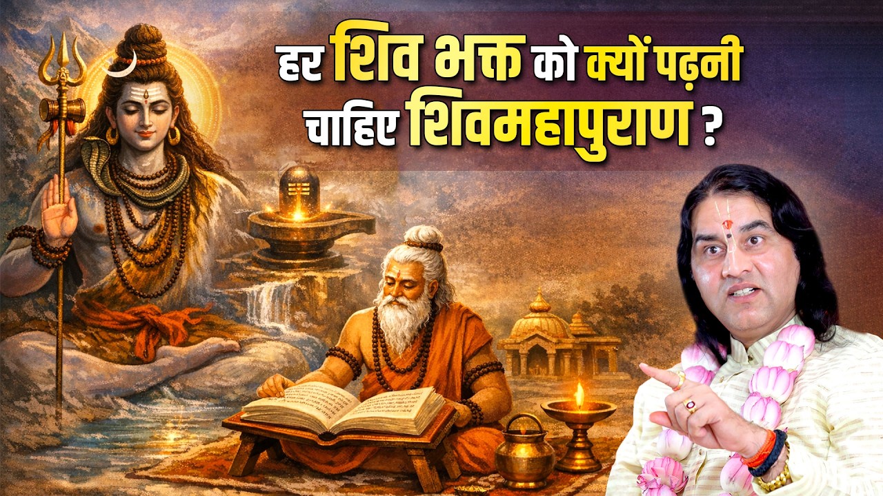 हर शिव भक्त को क्यों पढ़नी चाहिए शिवमहापुराण ?   Shri Devkinandan Thakur Ji