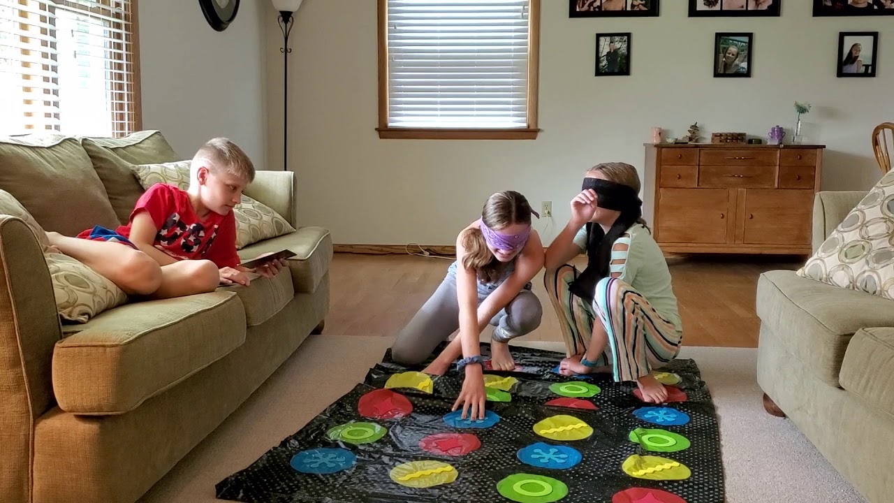 Blindfolded Twister Game